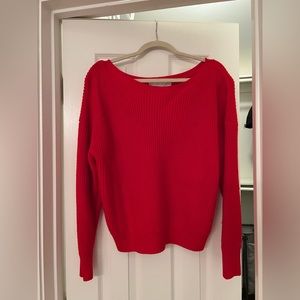 Red sweater